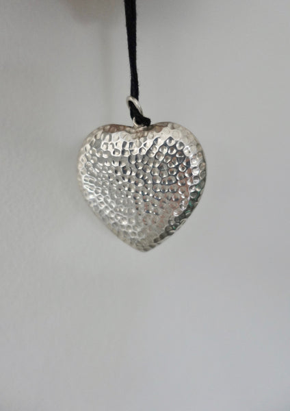 VINTAGE SILVER HEART CHARM