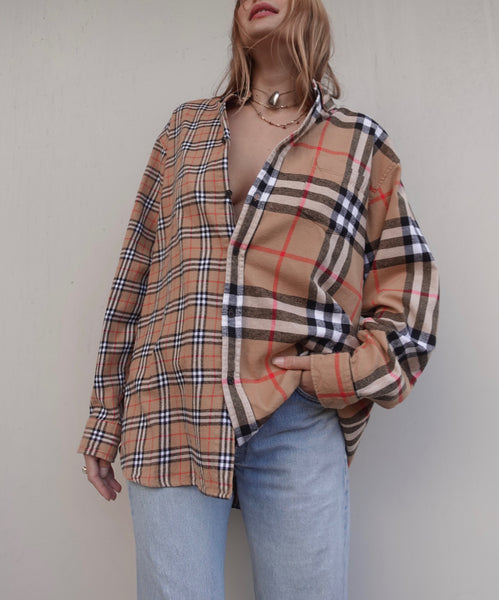 BURBERRY X GOSHA RUBCHINSKIY FLEECE SHIRT