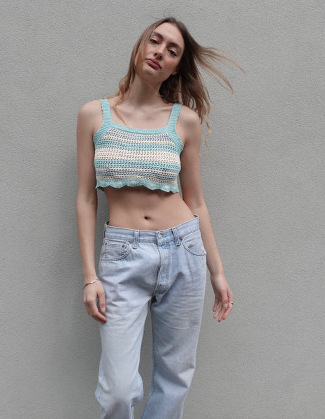 VINTAGE CROCHET CROP TOP