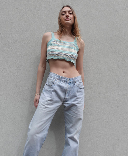 VINTAGE CROCHET CROP TOP