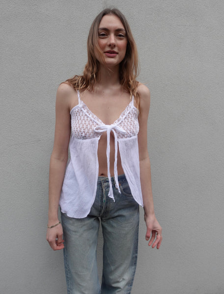 VINTAGE CROCHET CAMI TOP