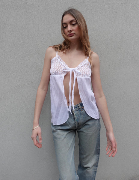 VINTAGE CROCHET CAMI TOP