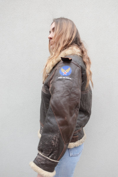 VINTAGE LEATHER PILOT JACKET