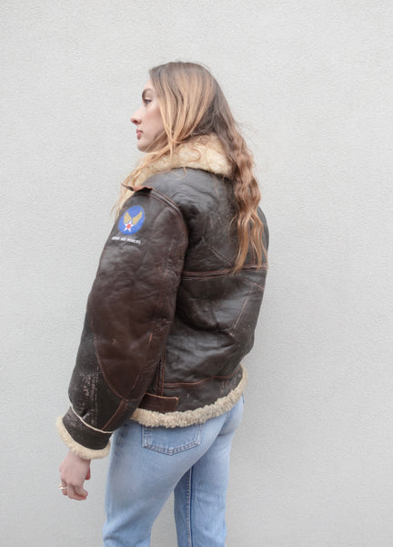 VINTAGE LEATHER PILOT JACKET