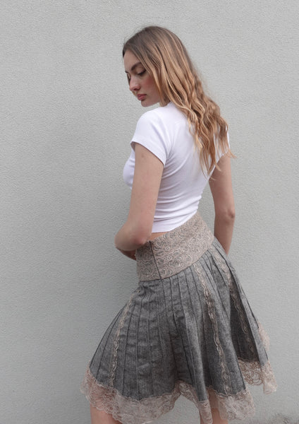 2000s MORGAN PLEAT SKIRT