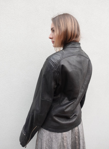 2000s DIESEL LEATHER MOTO JACKET