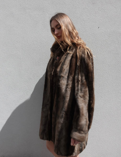 VINTAGE FAUX FUR JACKET