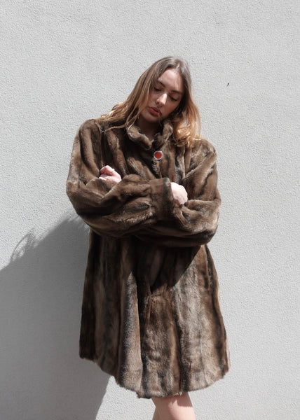 VINTAGE FAUX FUR JACKET