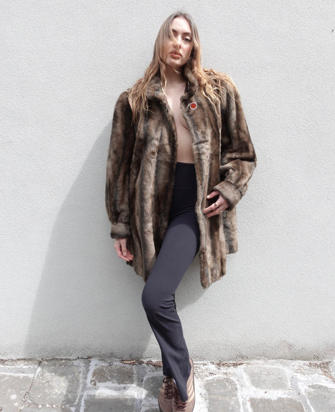 VINTAGE FAUX FUR JACKET