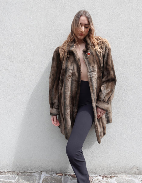 VINTAGE FAUX FUR JACKET