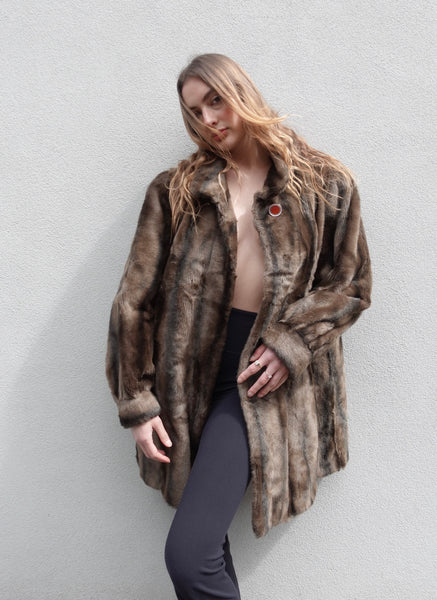 VINTAGE FAUX FUR JACKET