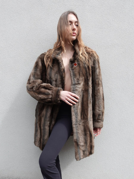 VINTAGE FAUX FUR JACKET