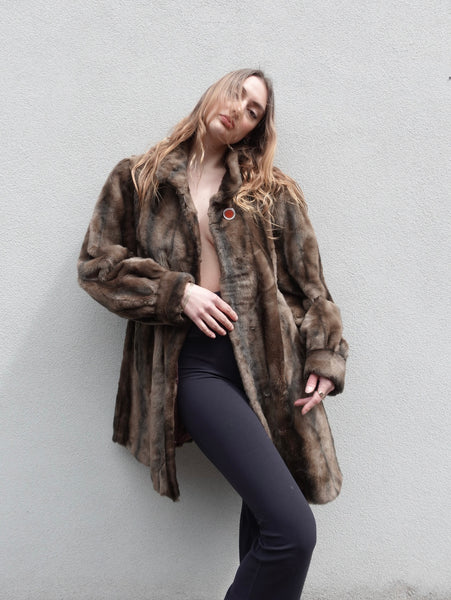 VINTAGE FAUX FUR JACKET