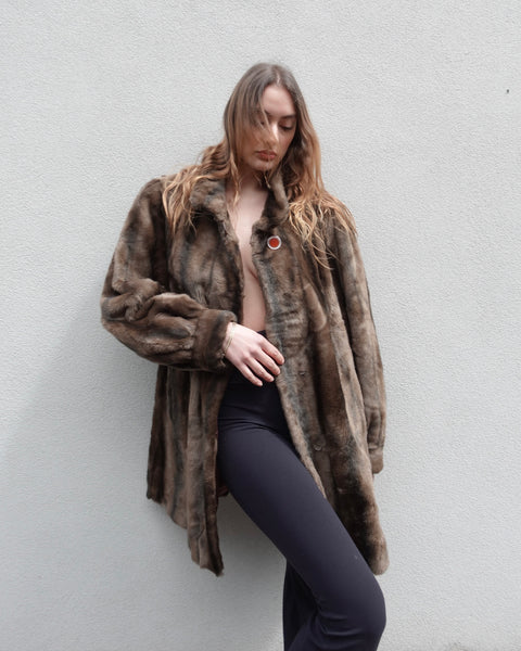 VINTAGE FAUX FUR JACKET