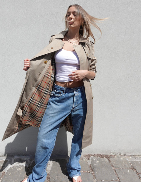 VINTAGE BURBERRY TRENCH COAT