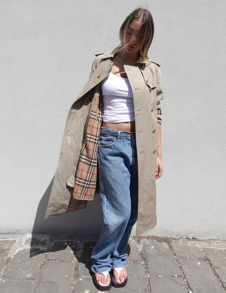 VINTAGE BURBERRY TRENCH COAT