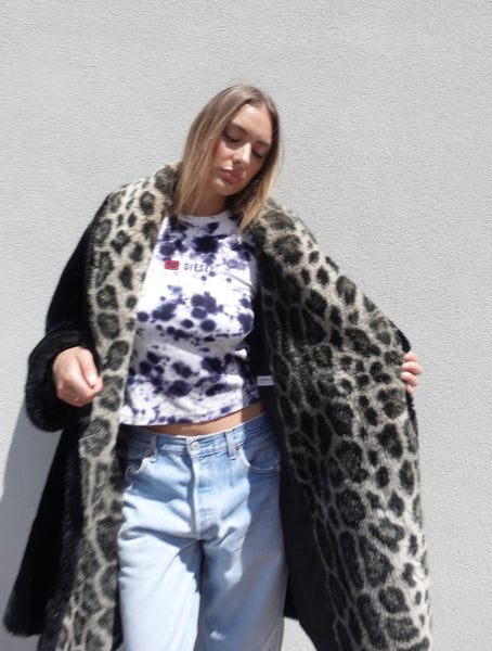 VINTAGE FAUX FUR COAT