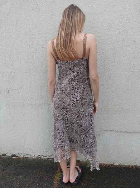 VINTAGE PRINT SLIP DRESS