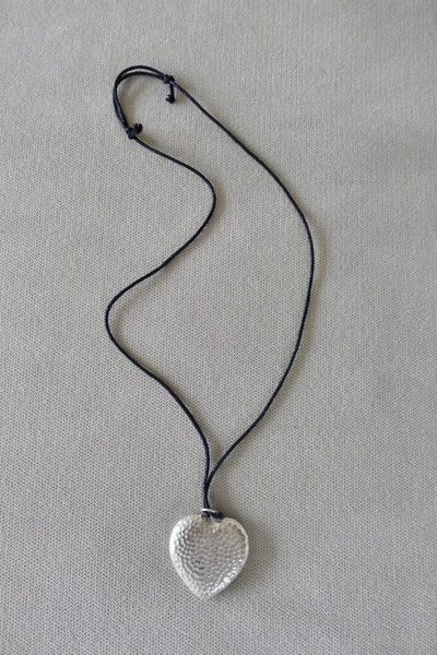 VINTAGE SILVER HEART CHARM
