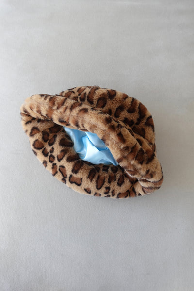 VINTAGE FAUX FUR BUCKET HAT