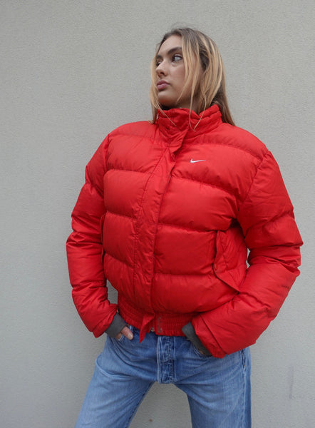VINTAGE NIKE PUFFER BOMBER JACKET