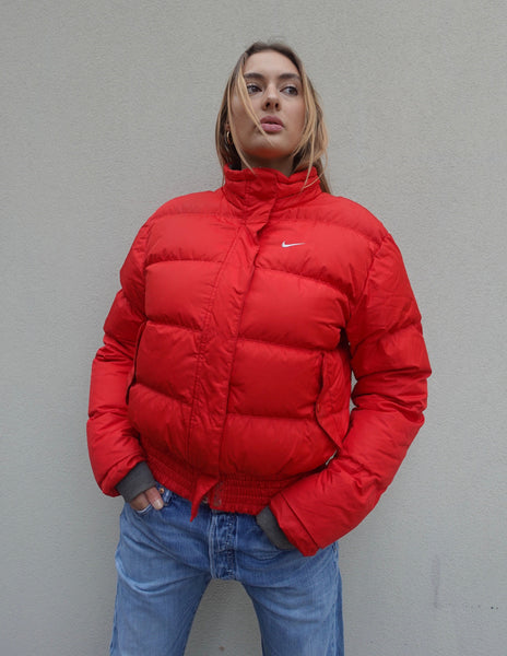 VINTAGE NIKE PUFFER BOMBER JACKET