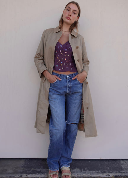 VINTAGE BURBERRY TRENCH COAT