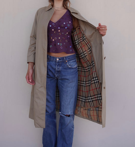VINTAGE BURBERRY TRENCH COAT