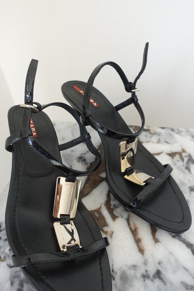 VINTAGE PRADA SANDAL HEELS