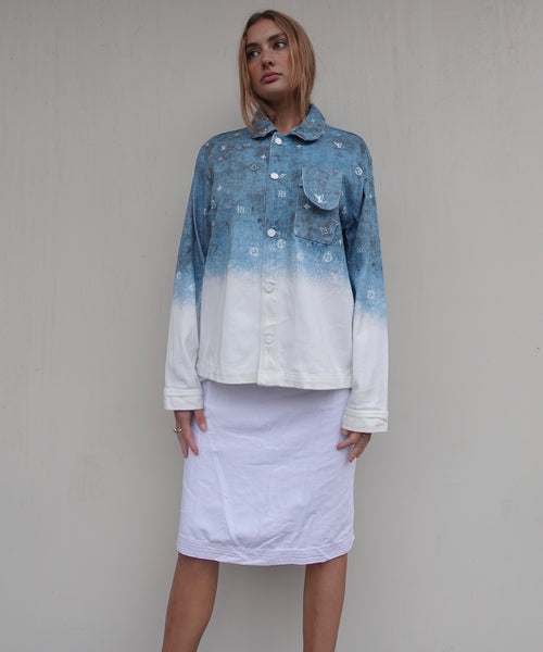 LOUIS VUITTON LOGO DENIM SHIRT